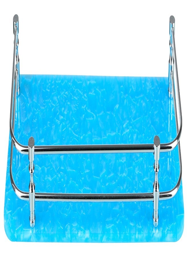 STIMULUS Stylish Acrylic Wall Mount Bathroom Shelf 3 PCS Set(Size - 6x15 Inch) (Blue Colour) 4MM SS Road - Image 2